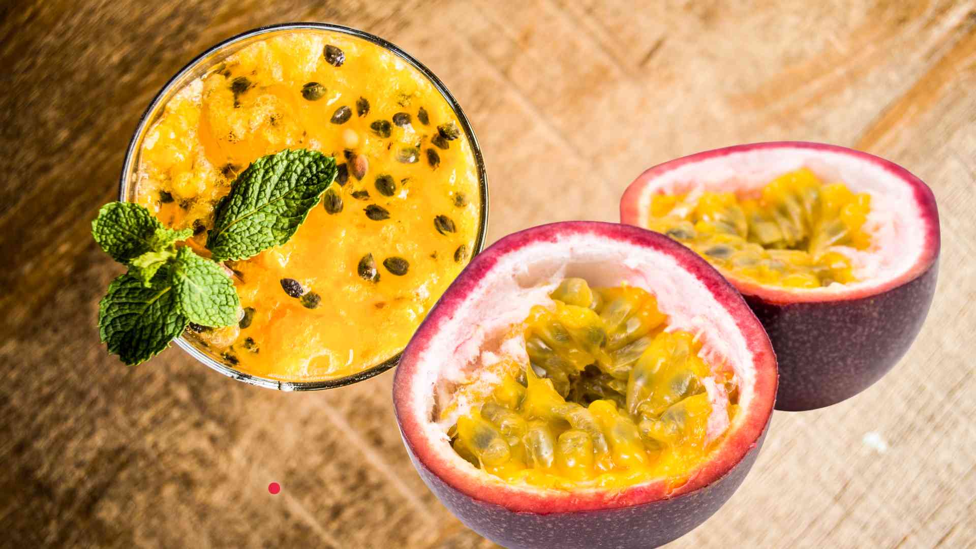 Passion fruit is a fruit rich in vitamin C, an antioxidant that supports weight loss and skin beauty. Graphic photo: Huong Son