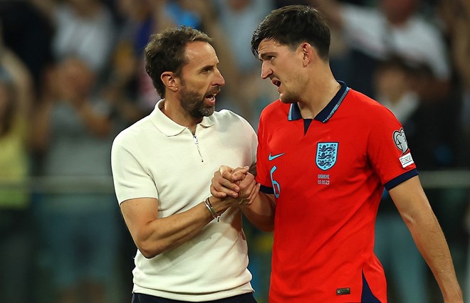 Harry Maguire sẽ không tham dự World Cup 2026. Ảnh: AFP