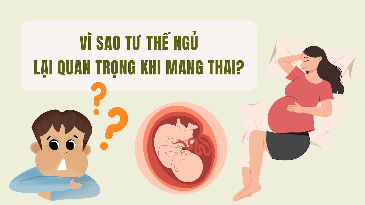 Why is sleeping position important during pregnancy?