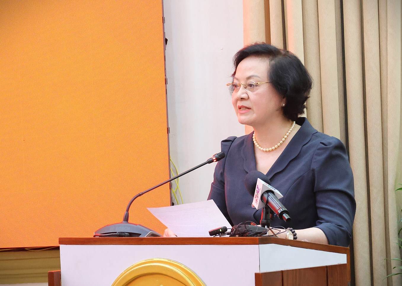Phó Thủ tướng Chính phủ Phạm Thị Thanh Trà phát biểu tại hội thảo.  Ảnh: Hà Trang