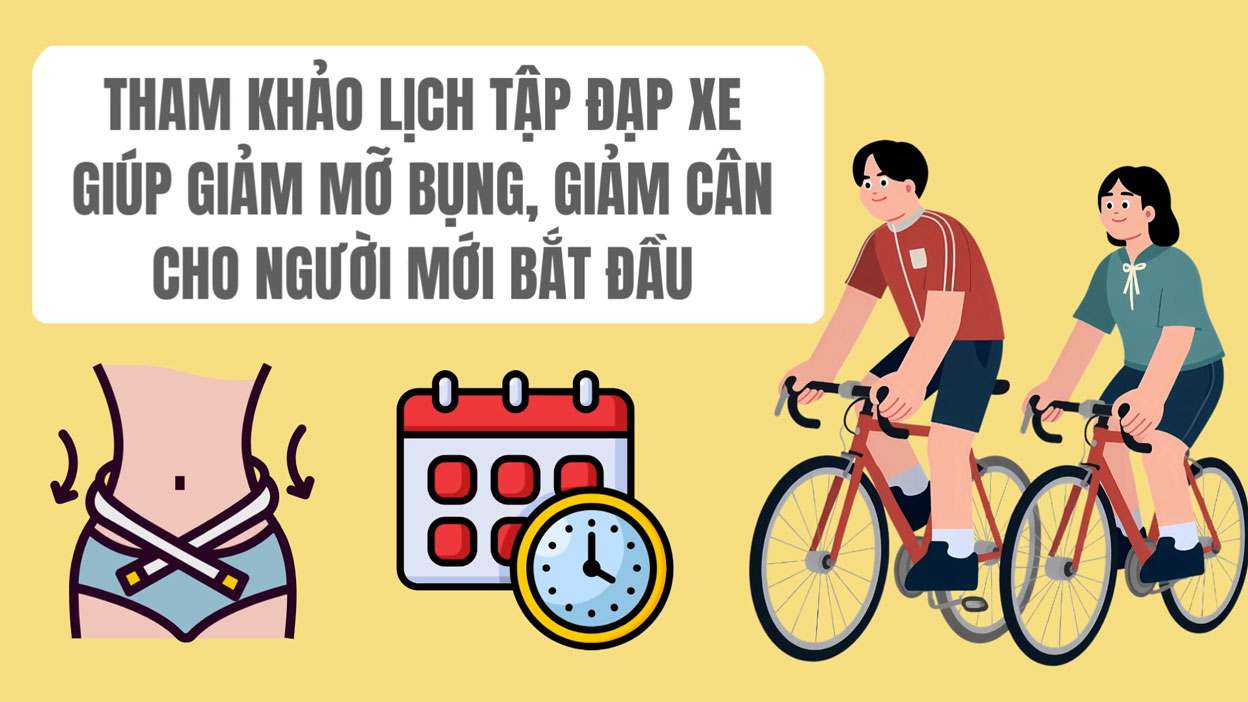Refer to the cycling schedule to help reduce belly fat and lose weight for beginners.
