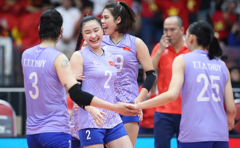 The Vietnamese women's volleyball team will face many strong opponents at VTV Cup 2026. Photo: Minh Dan