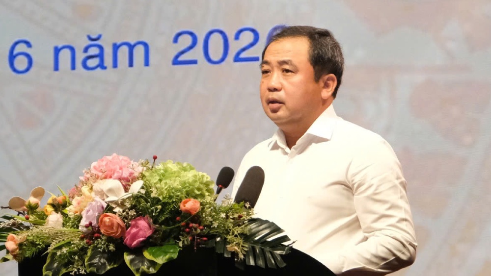 Ông Trần Đức Thắng, Bí thư Thành ủy Hà Nội. Ảnh: Phong Linh.