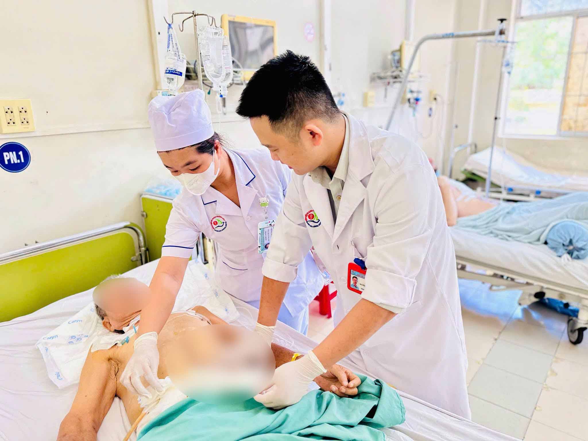 Doctors have just saved an 84-year-old man with a critical ruptured abdominal aortic aneurysm. Photo: Hospital provided