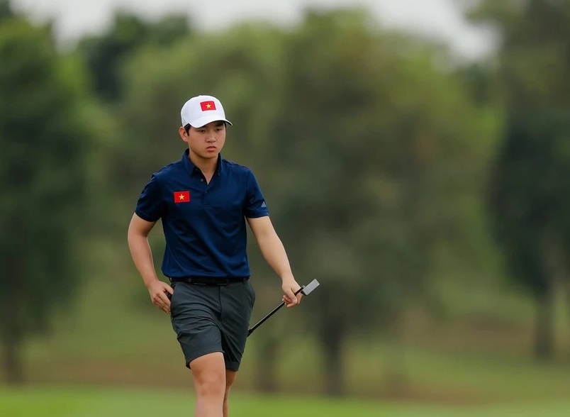 Golfer Nguyen Anh Minh has an important change in the 2026-2027 season. Photo: VGA