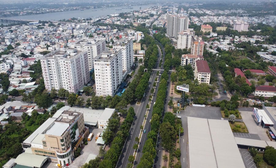 Social housing projects in Dong Nai City are operating. Photo: Ha Anh Chien
