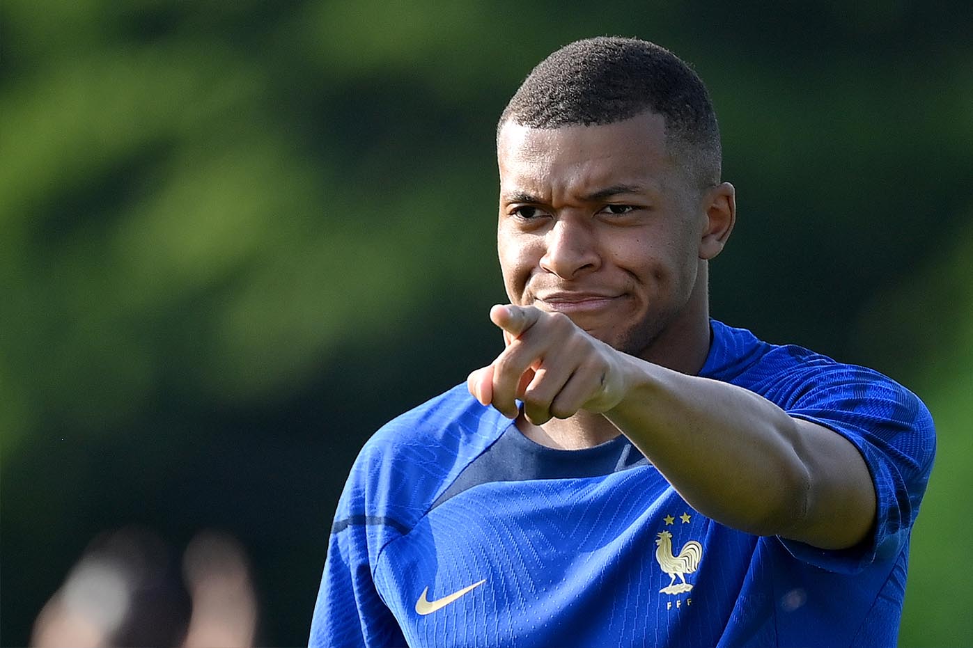Mbappe is facing the opportunity to become the greatest scorer in the history of the French national team. Photo: AFP