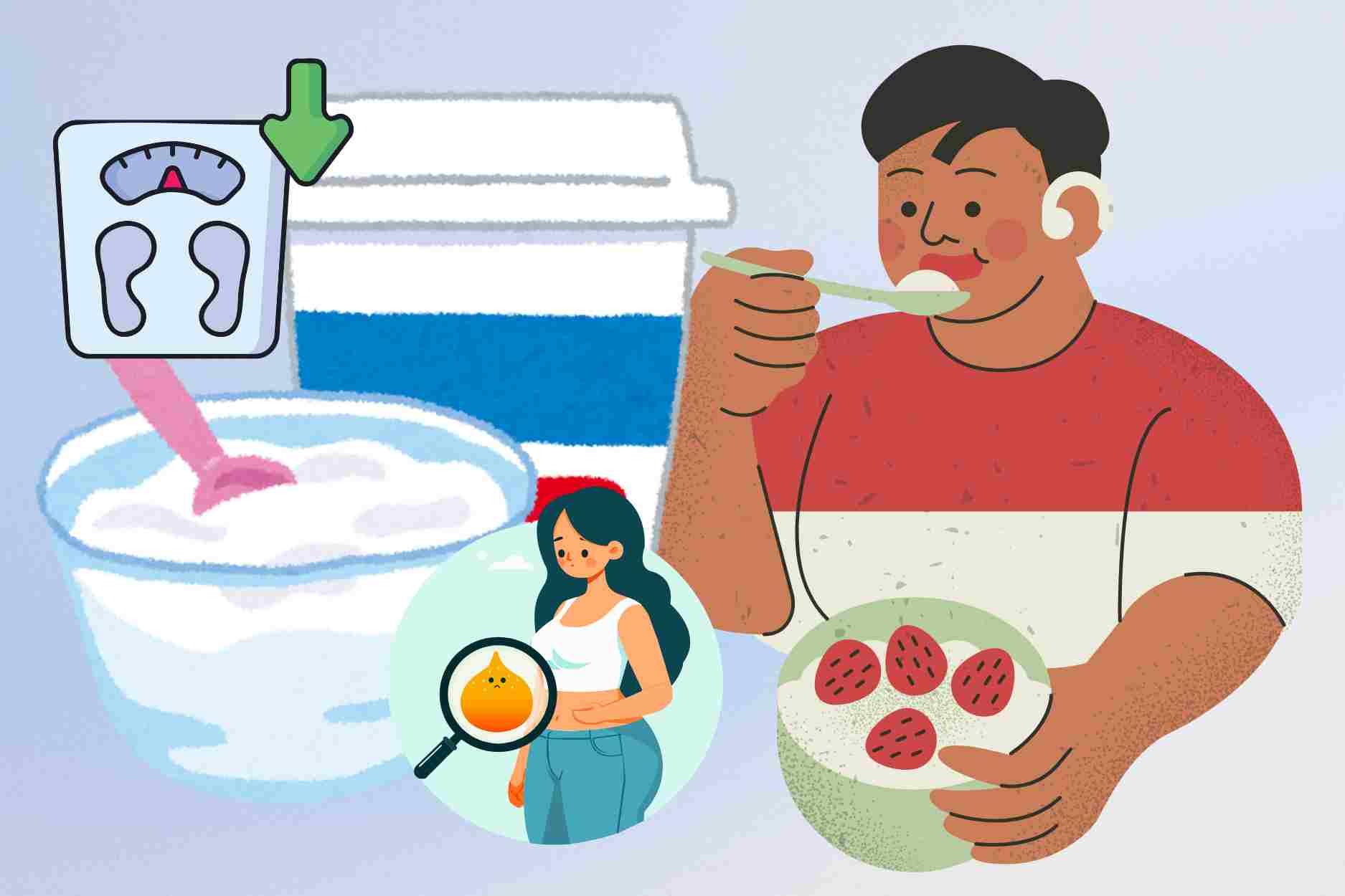 Time to eat yogurt to help reduce belly fat and lose weight effectively