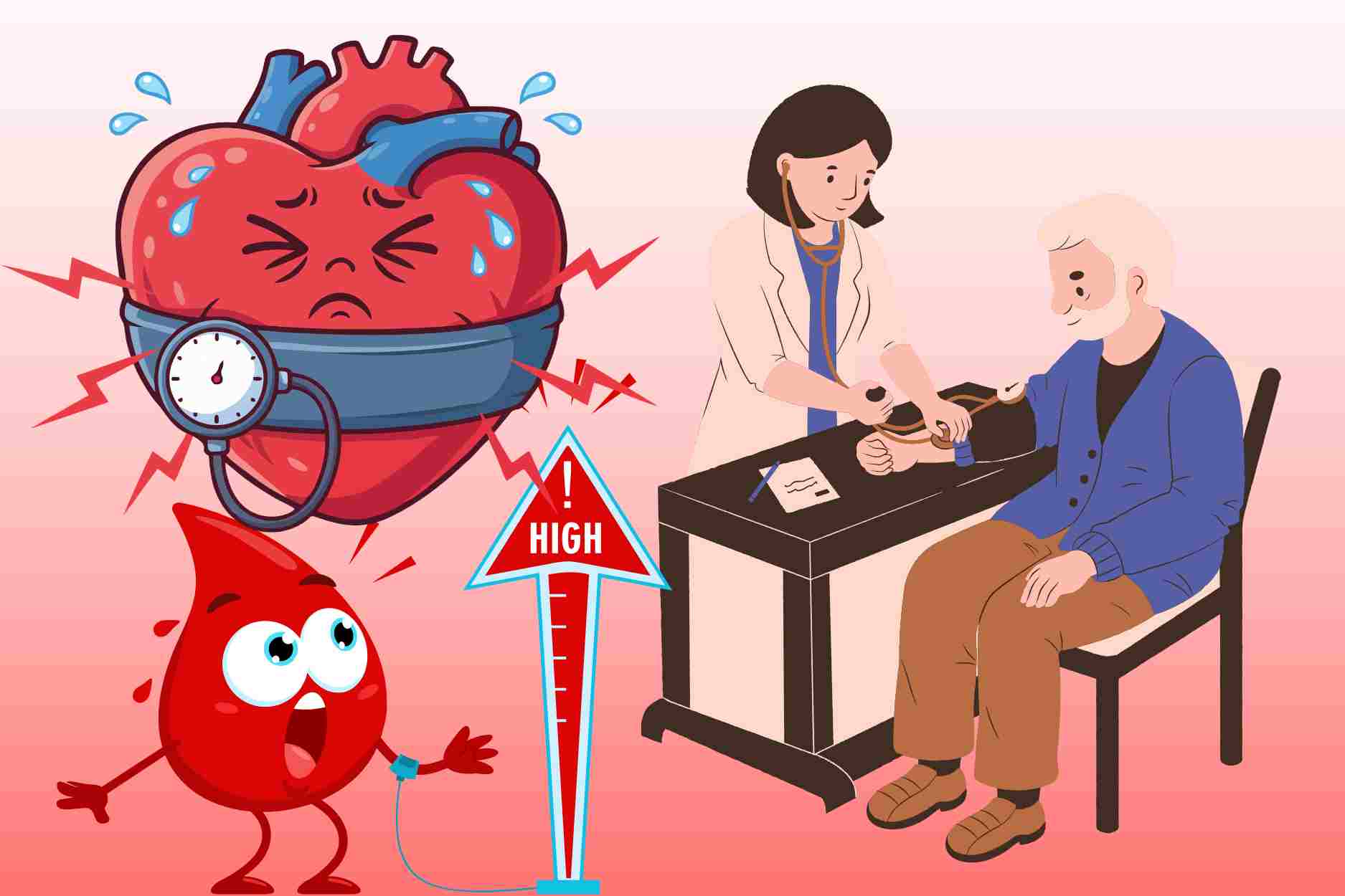 Is high blood pressure in people over 60 years old dangerous?