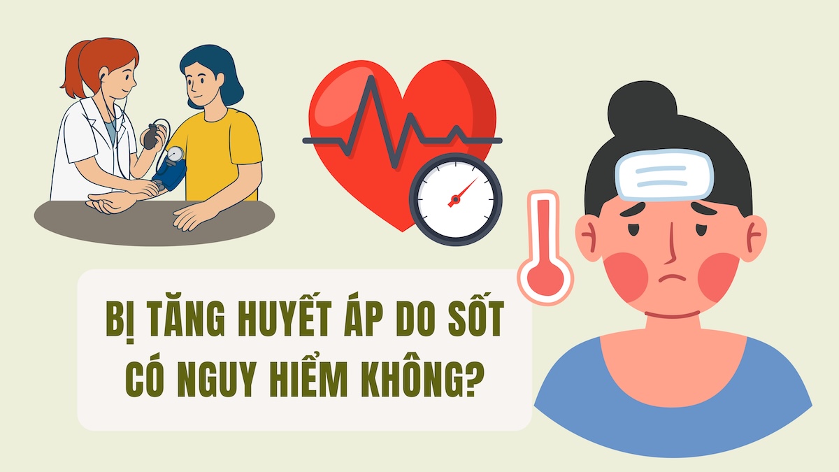 Is high blood pressure due to fever dangerous?