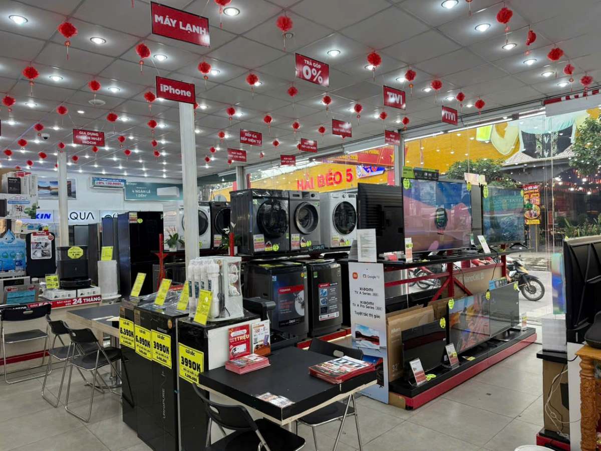 Thị trường điện máy, điện lạnh có nhiều mẫu mã để khách hàng lựa chọn trong mùa World Cup 2026. Ảnh: Đăng Huyền