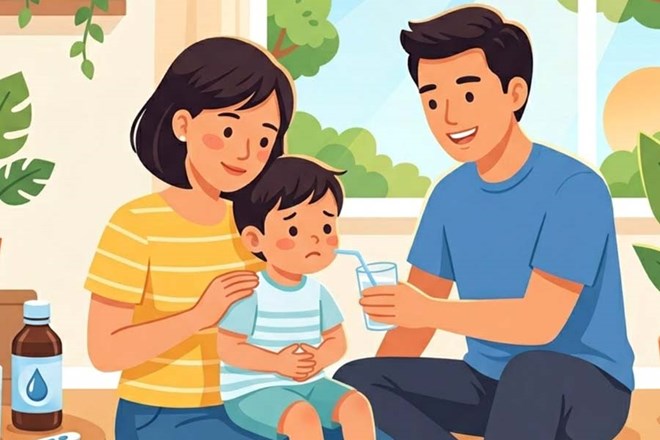 The draft Law on Adoption (amended) has supplemented specific regulations on the age gap between adopters and adopted children. Graphics: Thien Nhan.