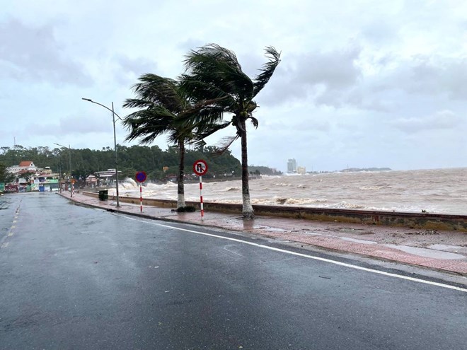 Les provinces et villes côtières de Quảng Ninh à Lâm Đồng prennent l'initiative de faire face à la zone de basse pression en mer de l'Est. Photo: Trọng Nhân