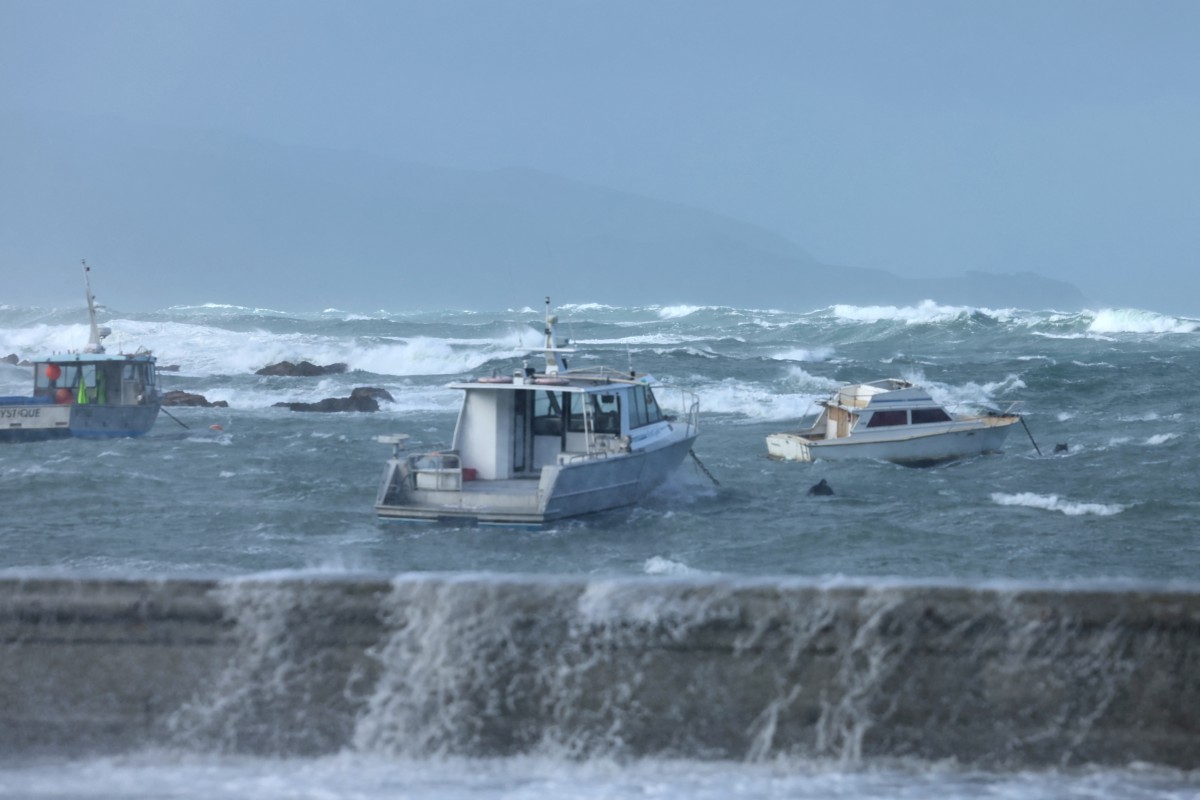Enregistrement de tsunamis de 11 m de haut frappant la côte en Nouvelle-Zélande le 9 juin. Photo: AFP