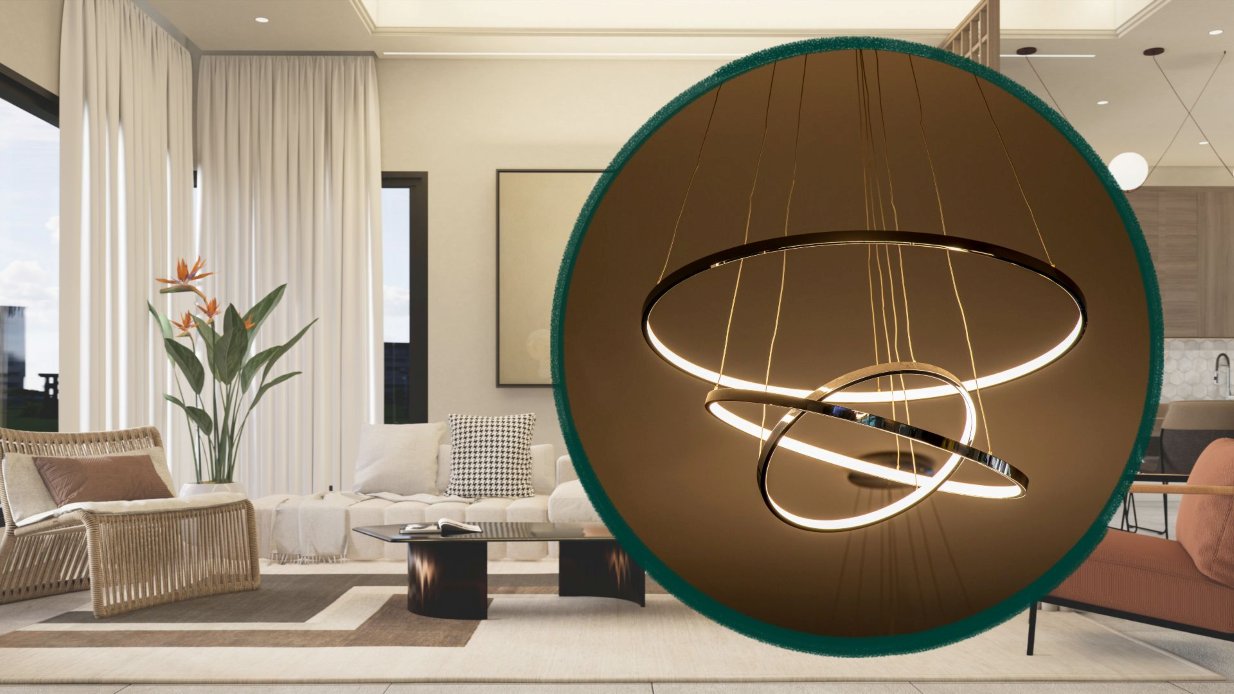 Small changes in the choice of furniture and lighting can bring a new look to the living space. Graphics: Thanh Thanh