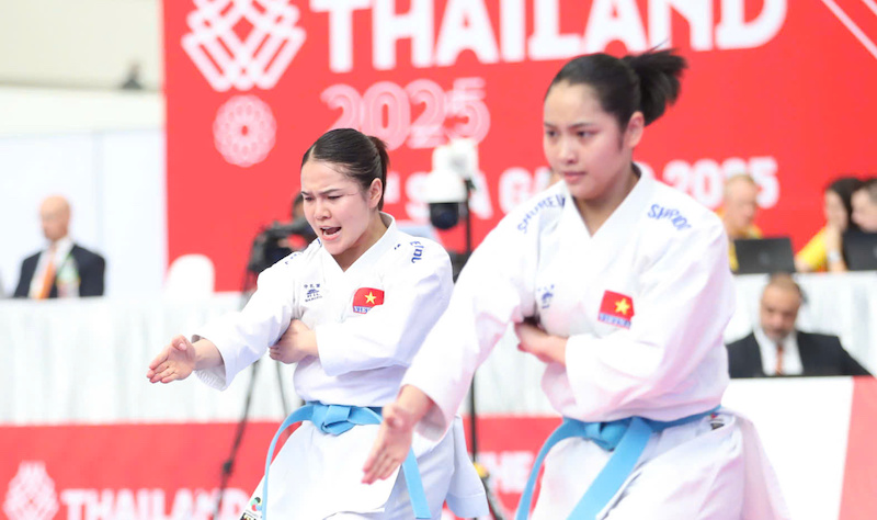 Vietnamese Karate will have the best force to compete in the 2026 Asian Championship. Photo: Bui Luong