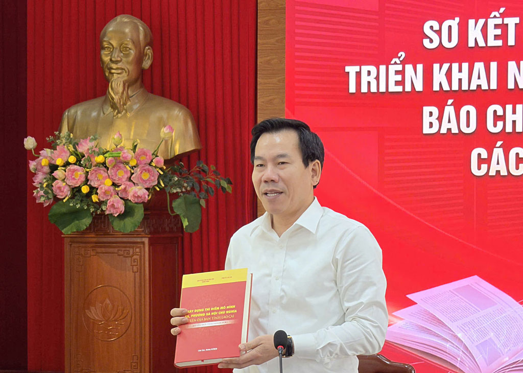 Ông Dương Quốc Huy – Trưởng ban Tuyên giáo và Dân vận Tỉnh ủy Lào Cai. Ảnh: Bảo Nguyên
