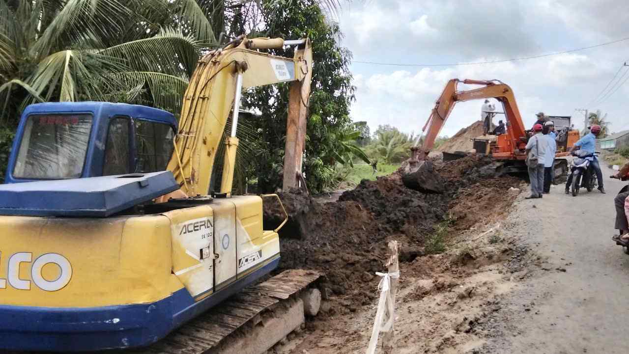 Xã Hồng Dân, Cà Mau quyết tâm có mặt bằng cho đơn vị thi công trong tháng 6.2026. Ảnh: Nhật Hồ.