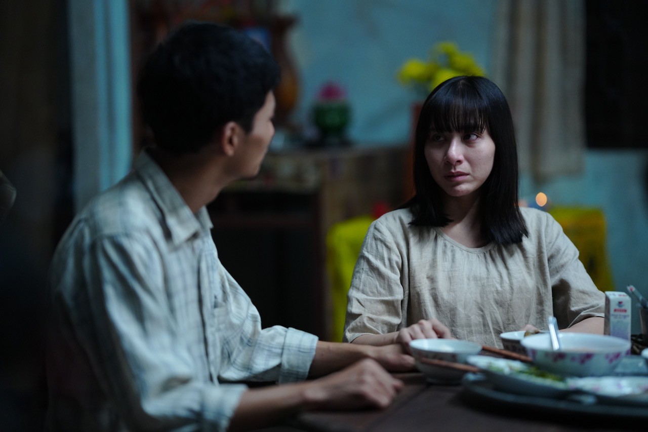 Avin Lu and Tin Nguyen star in the movie Ma Xo. Photo: Film crew.
