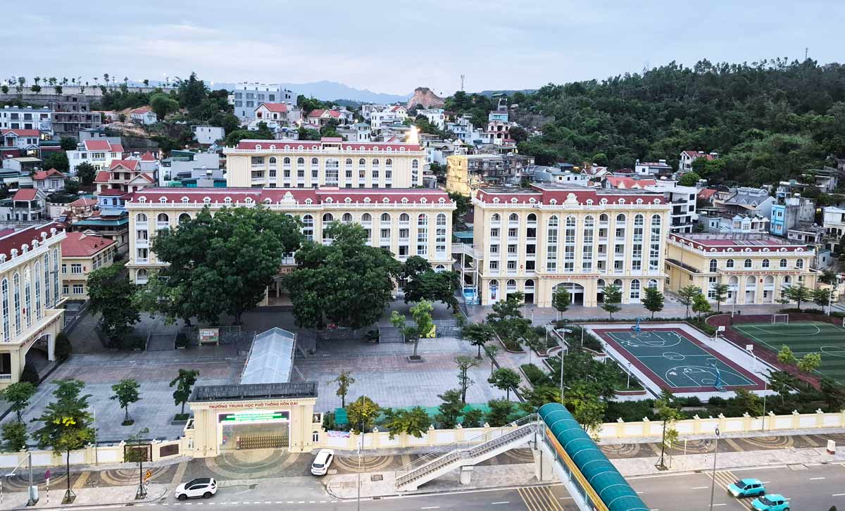 Hon Gai High School exam site, Quang Ninh province. Photo: Doan Hung