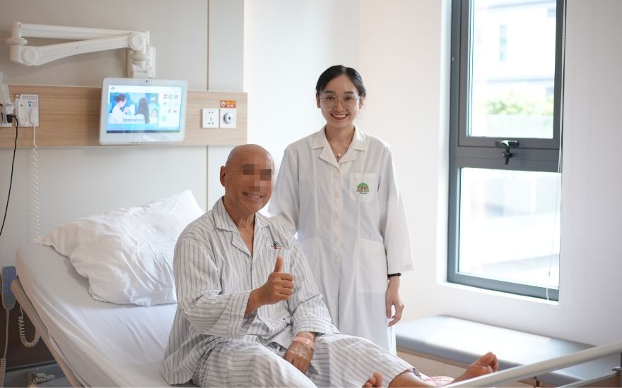 The patient's health is stable after being treated for the correct cause of the disease. Photo: BVCC