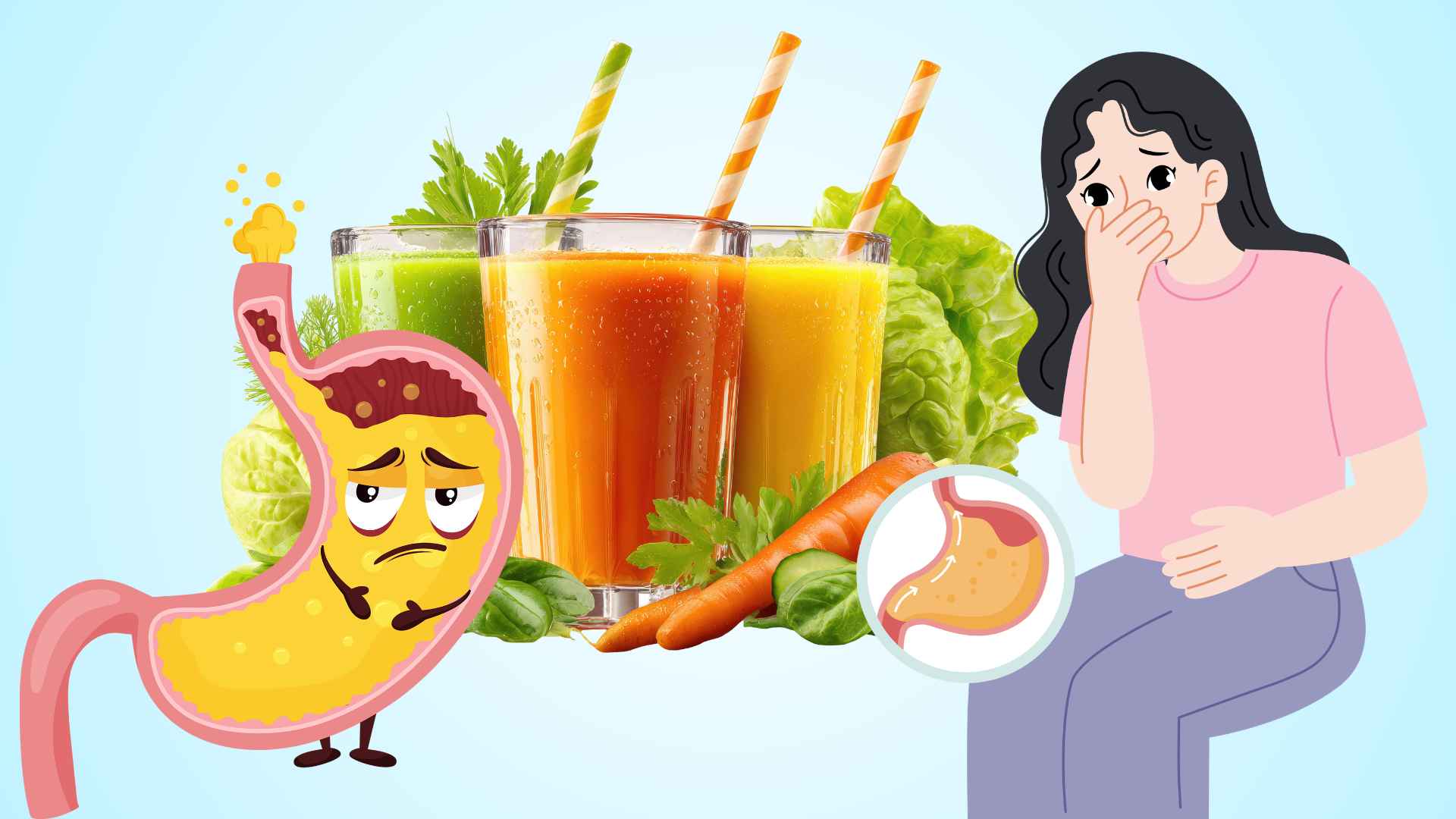2 boissons pour aider à équilibrer l'acide pour les personnes souffrant de reflux gastro-œsophagien.