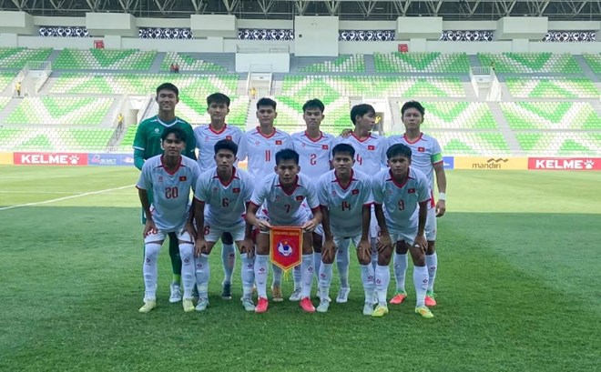 L'équipe vietnamienne U19 ne participera pas aux demi-finales du championnat U19 d'Asie du Sud-Est 2026. Photo: VFF