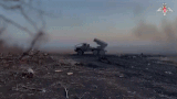Russian artillery attacks Ukrainian stronghold. Photo: Russian Ministry of Defense