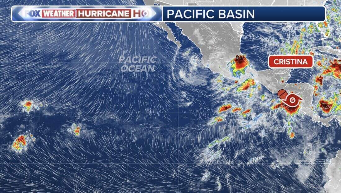 Typhoon Cristina. Photo: Fox Weather