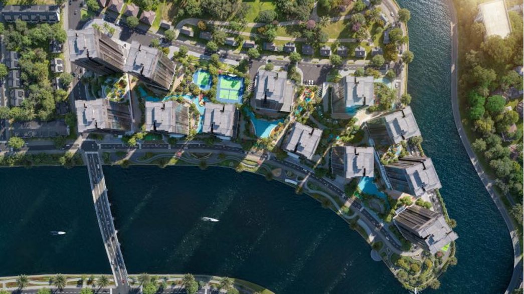 Cloud9 Tower is a new tower introduced at The Privé, highlighted by its river-facing location and optimal viewing design, welcoming natural winds. Photo: BLEMRARQ Development
