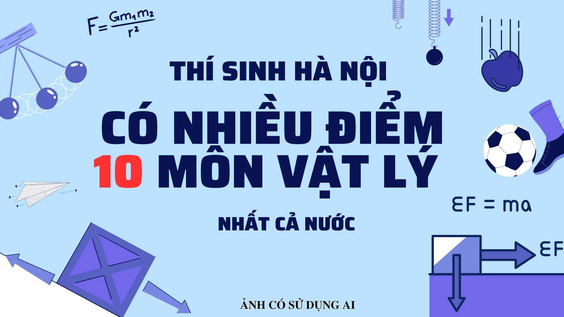 Los candidatos de Hanoi tienen la mayor cantidad de dieces en Física en el examen de graduación del país