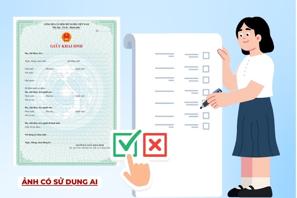 Documents to prepare when re-registering online birth certificates