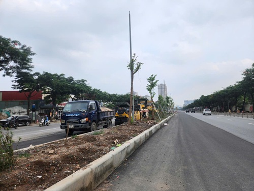 Đường Võ Chí Công khoác diện mạo mới sau dự án chống ngập. Ảnh: Minh Hạnh