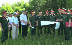 Radar detects many unusual geological signals suspecting martyrs' remains. Photo: Xuan Dien
