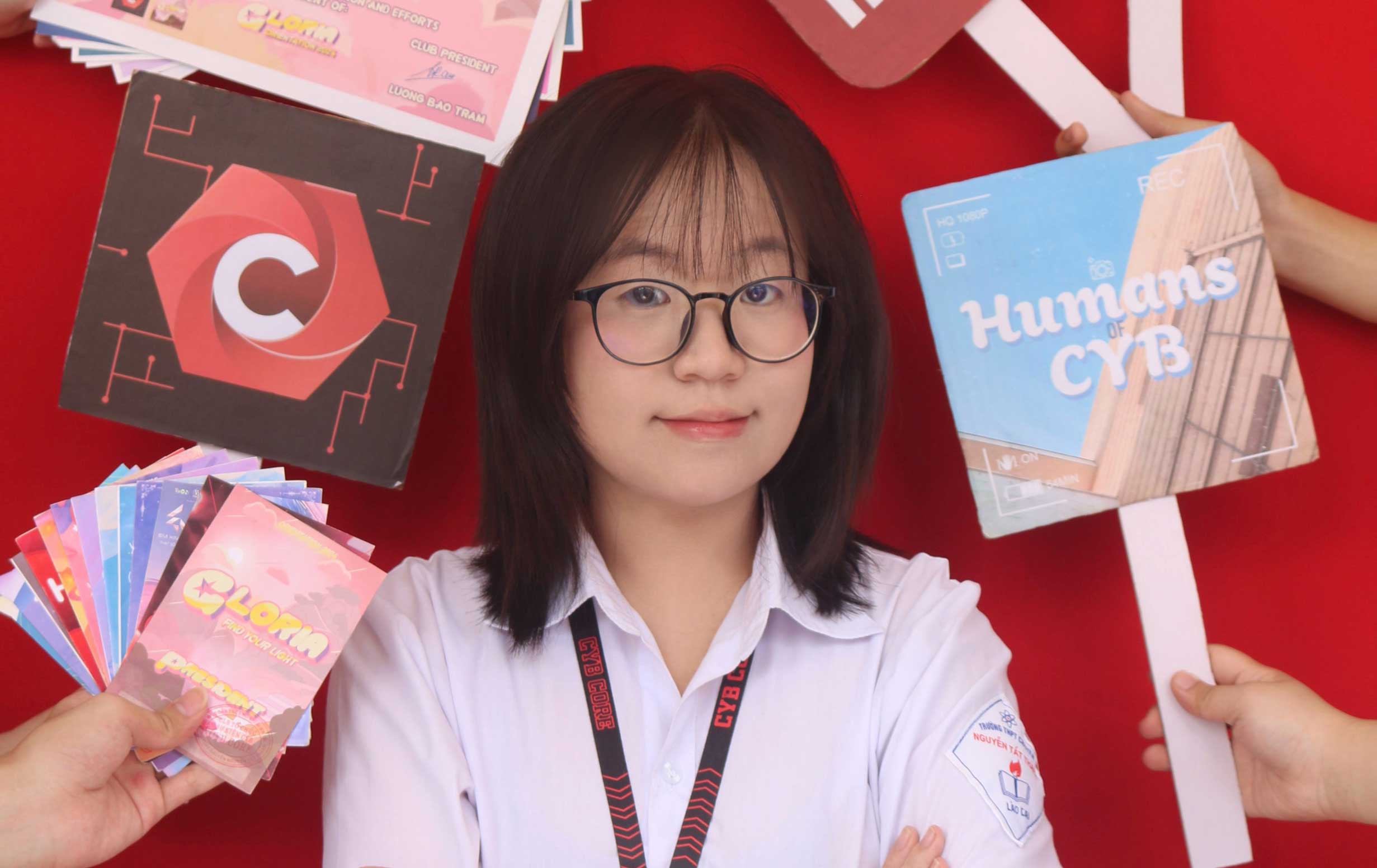 Luong Bao Tram possesses outstanding academic achievements and many impressive extracurricular activities. Photo: NVCC