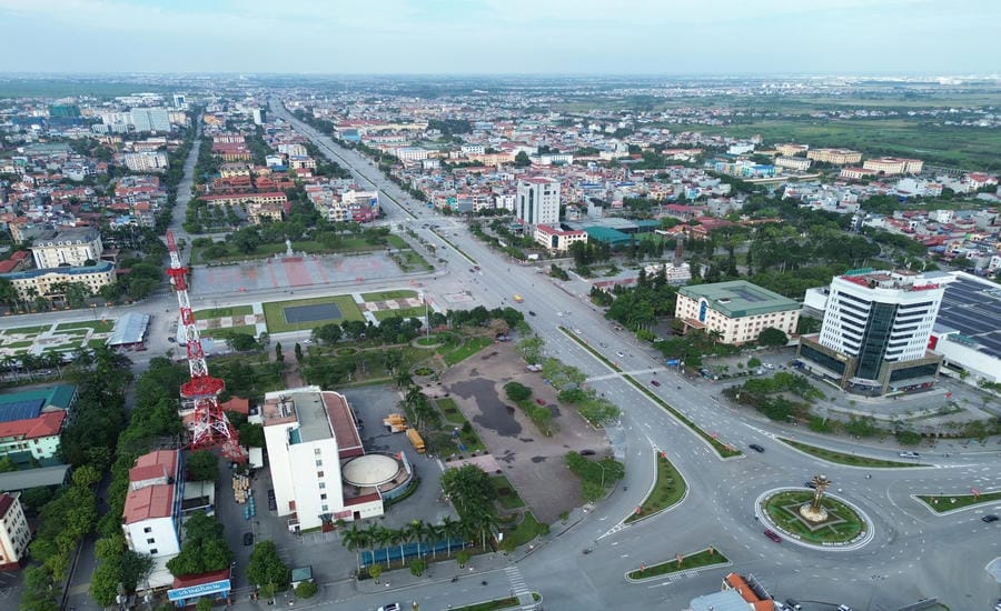 Hưng Yên se fixe pour objectif de porter le taux d'urbanisation à plus de 51% grâce à la feuille de route pour la création de 48 quartiers en 2026. Photo: Mai Hương