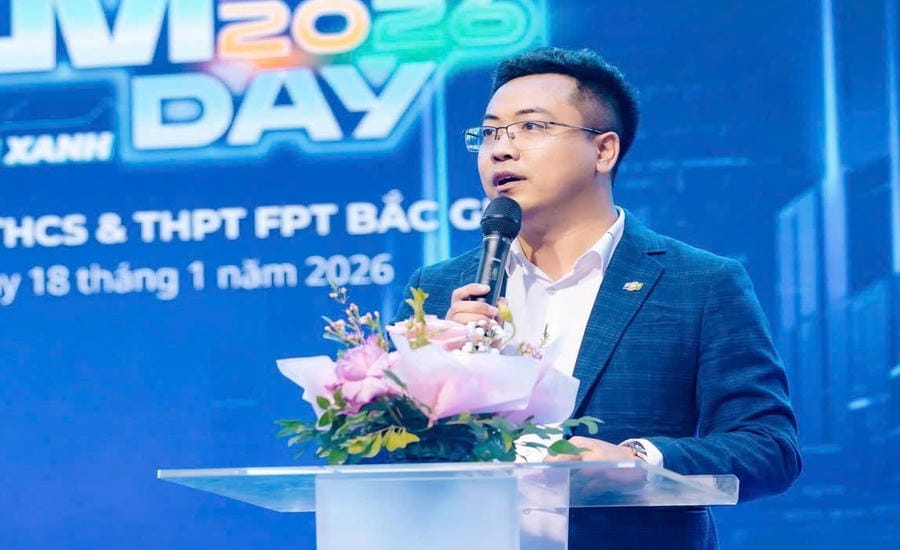 Ông Đinh Đức Hiền - Giám đốc điều hành FPT School Bắc Giang. Ảnh: Nhân vật cung cấp