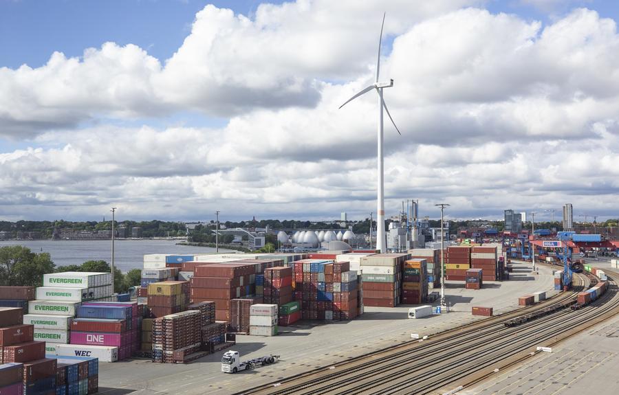 Positive trade figures bring hope to the German economy. Photo: Xinhua