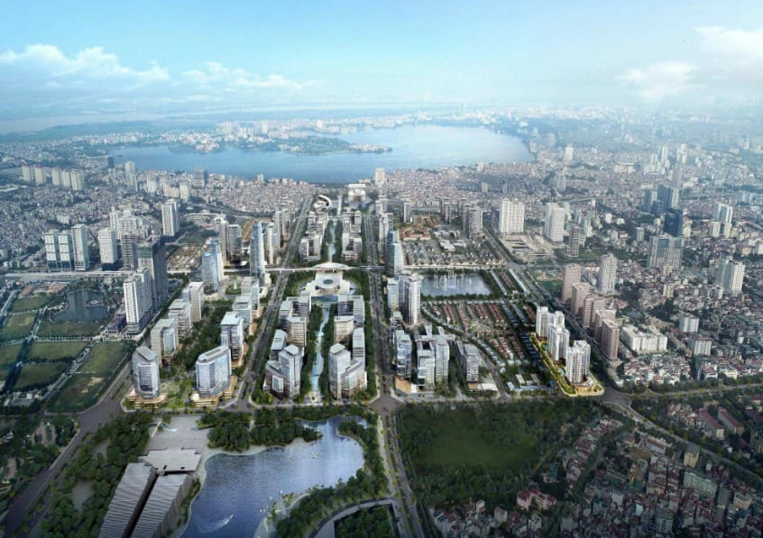 Tay Ho Tay is planned to become a new economic, financial and administrative center. Photo: IFC Hanoi