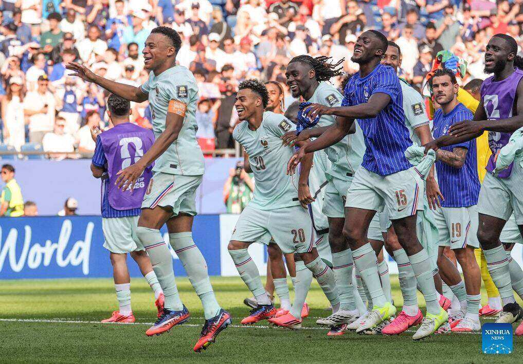 France easily beat Morocco 2-0. Photo: Xinhua