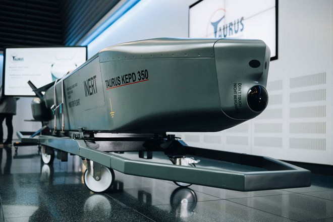 German Taurus cruise missile. Photo: AFP