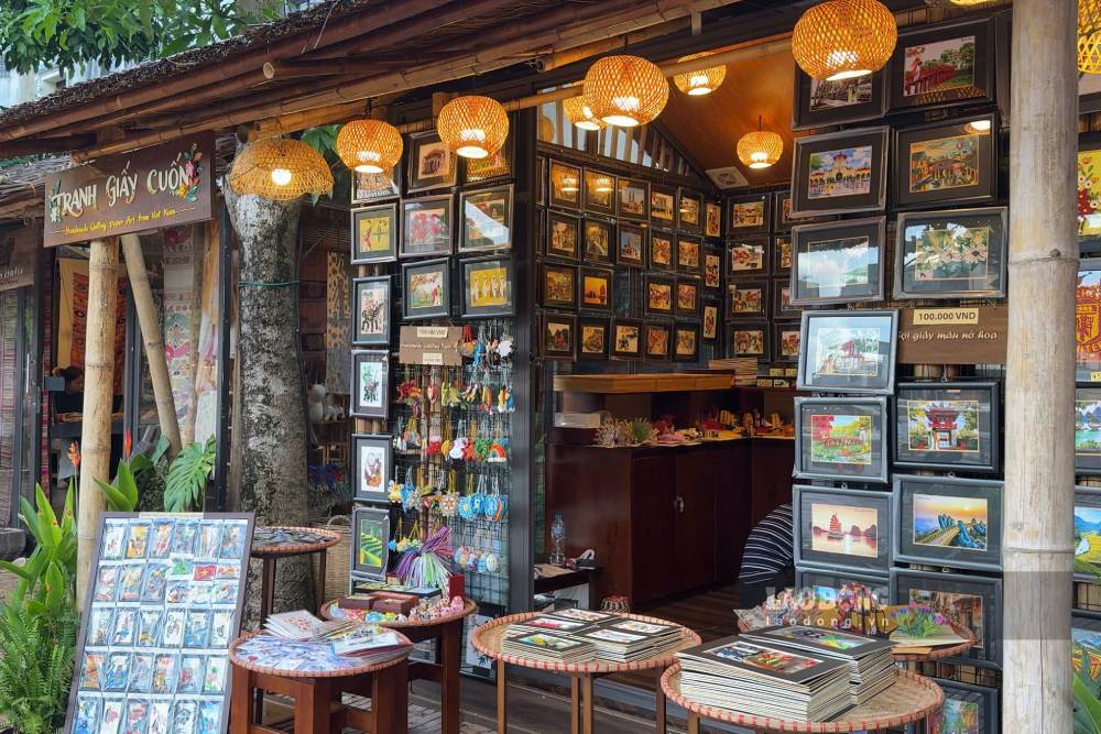 Không gian trải nghiệm văn hóa tại Hồ Văn (Hà Nội). Ảnh: Thảo Anh