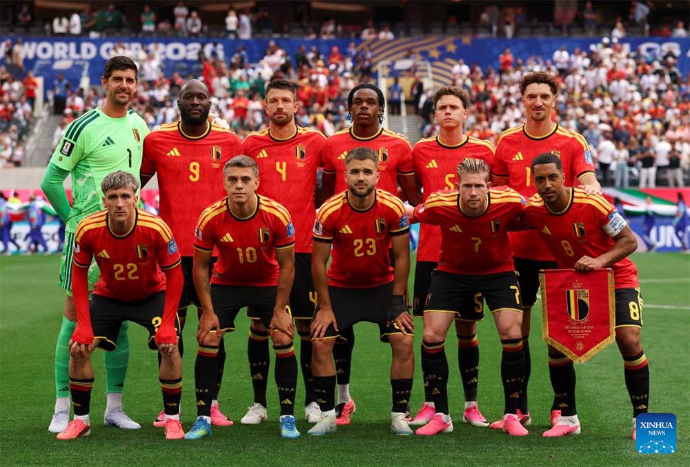 Belgium has personnel issues ahead of the 2026 World Cup quarter-finals. Photo: Xinhua
