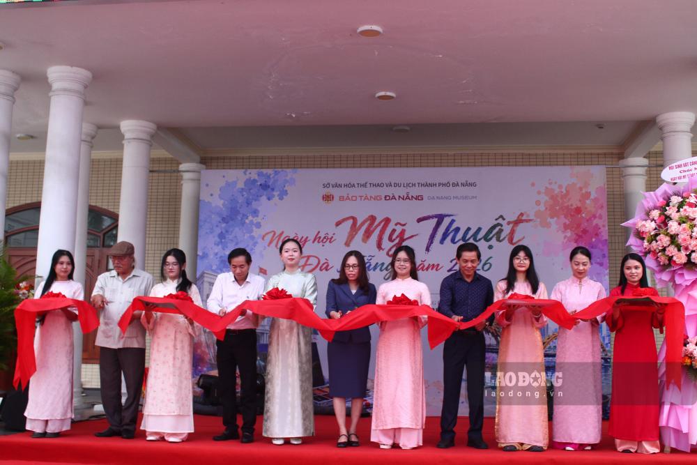 Ngày hội Mỹ thuật Đà Nẵng năm 2026 khai mạc sáng 10.7 tại Bảo tàng Đà Nẵng. Ảnh: Thanh Huyền