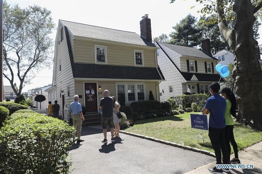 The popular price of used houses in the US in June reached $440,600, the highest ever. Photo: Xinhua