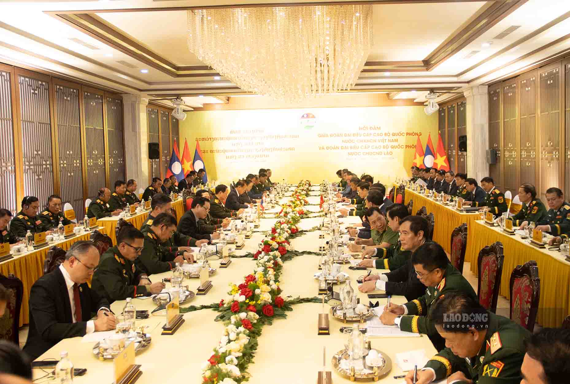 Toàn cảnh buổi hội đàm. Ảnh: Duy Chương