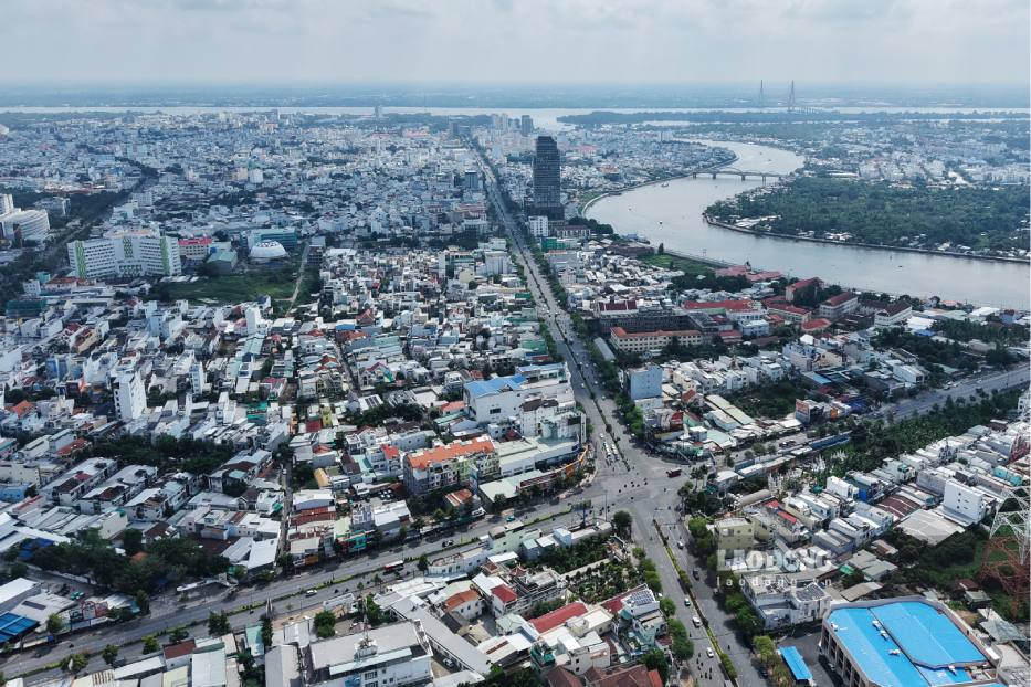 Overview of Can Tho city. Photo: Ta Quang