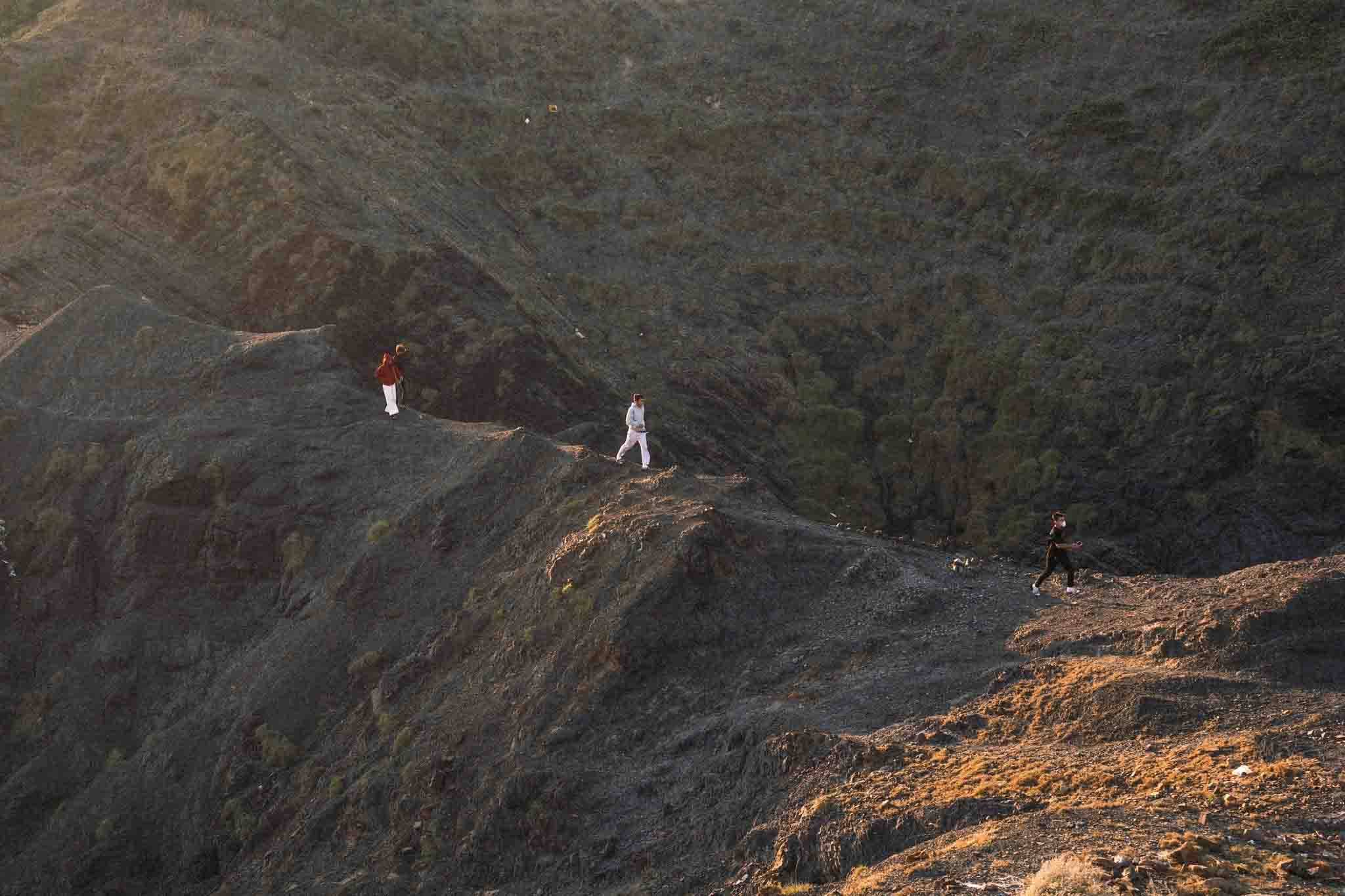 Tourists explore My Giang Islet. Photo: Luong Phong