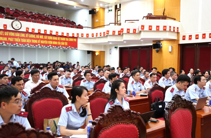 Hình ảnh tại buổi công bố quyết định thanh tra. Ảnh: Thanh tra Chính phủ