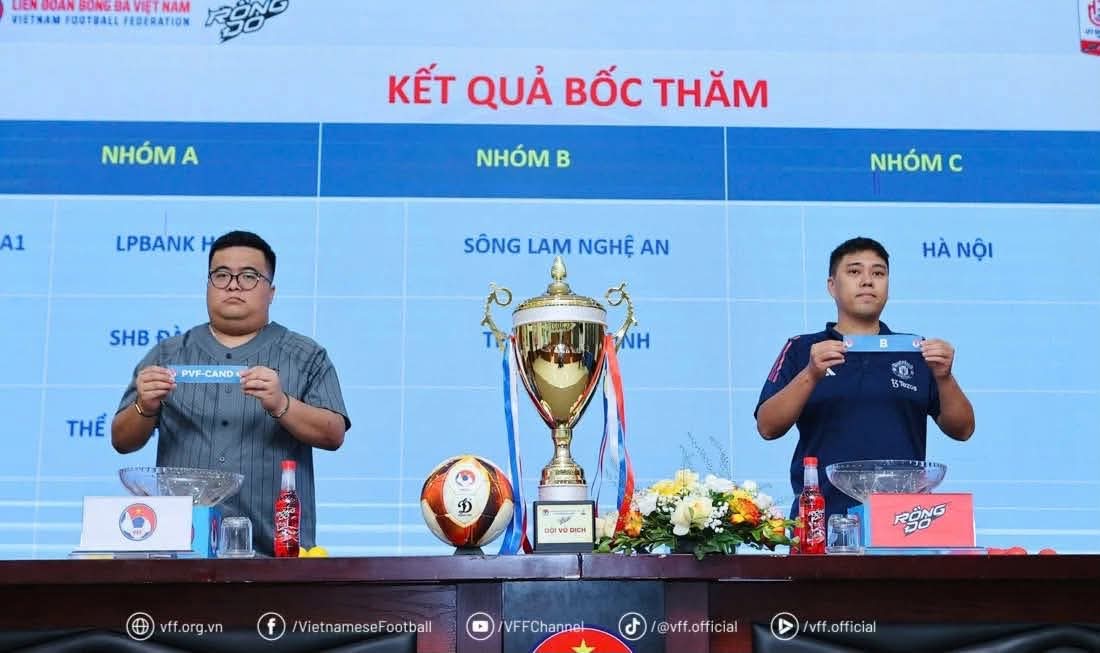 VFF bốc thăm giải U17 Quốc gia 2026. Ảnh: VFF